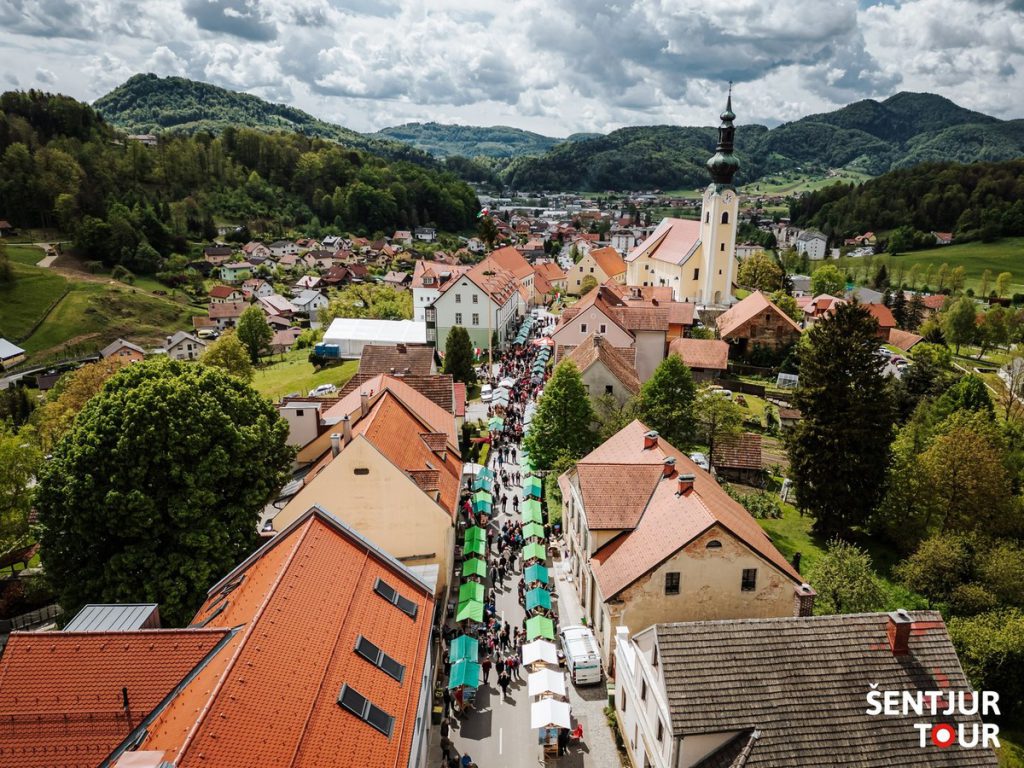 Šentjur center iz zraka - Šentjurjevo