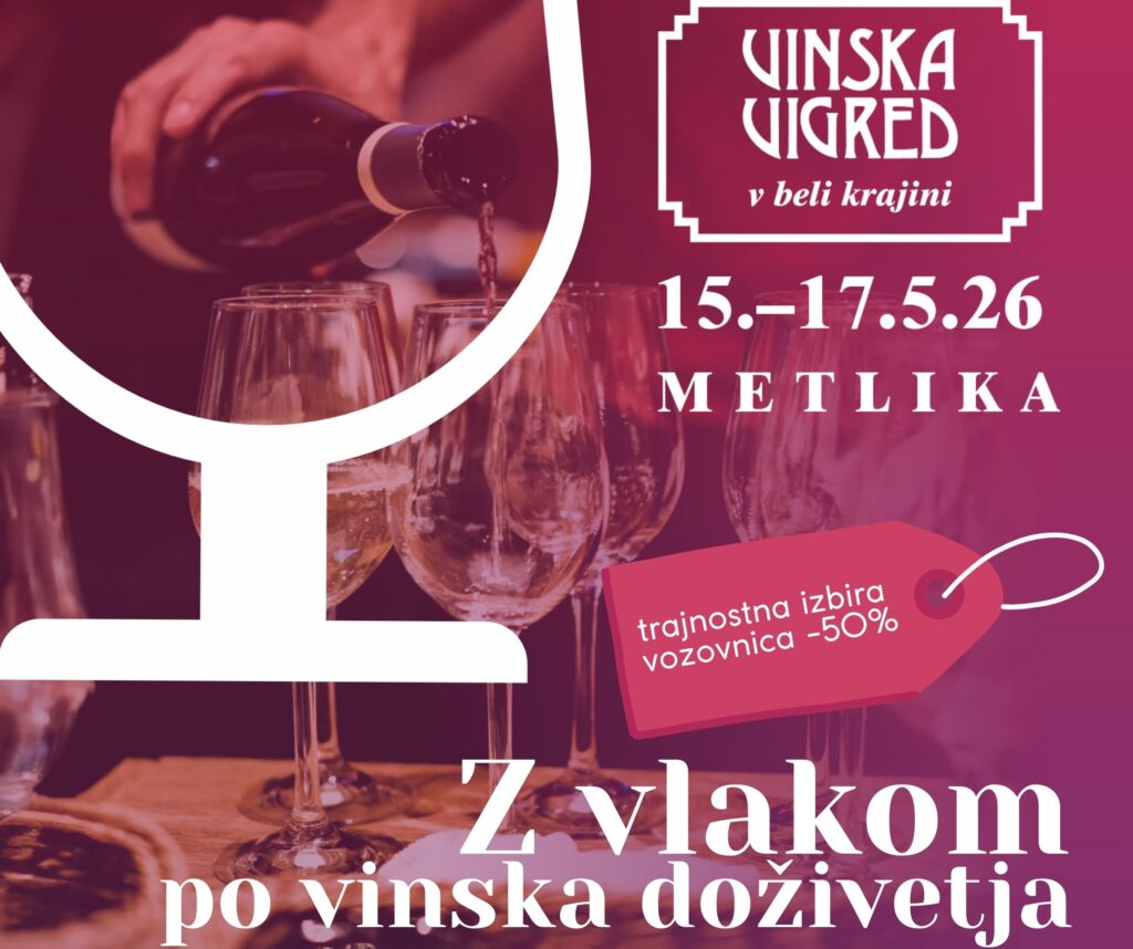 Vinska Vigred 2026 - popust za vlak